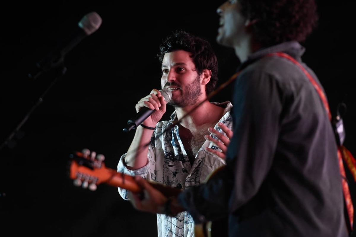 Willy Bárcenas durante su concierto en Las Ventas