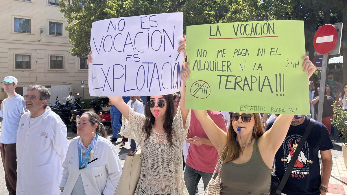 Los médicos de Málaga vuelven a la huelga para exigir un Estatuto Marco propio: “Queremos trabajar como los demás”