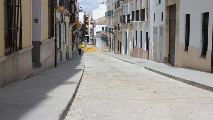 Una de las obras efectuadas en Antequera.