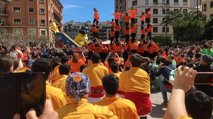 Muixerangues que miran al cielo