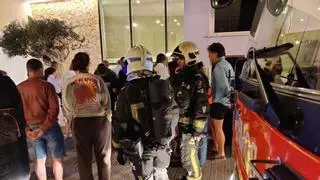 Desalojadas un centenar de personas por un incendio en un hotel de s'Illot