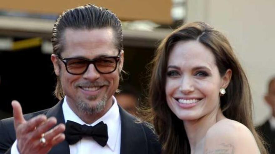 Brad Pitt y Angelina Jolie, en Cannes.