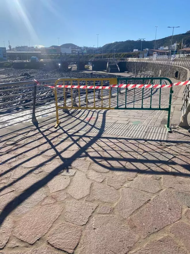Arucas cierra al baño las playas de El Puertillo, San Andrés y Quintanilla por la borrasca Therese