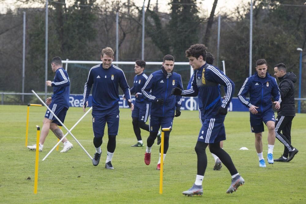 El primer día de Lunin y Luismi en El Requexón