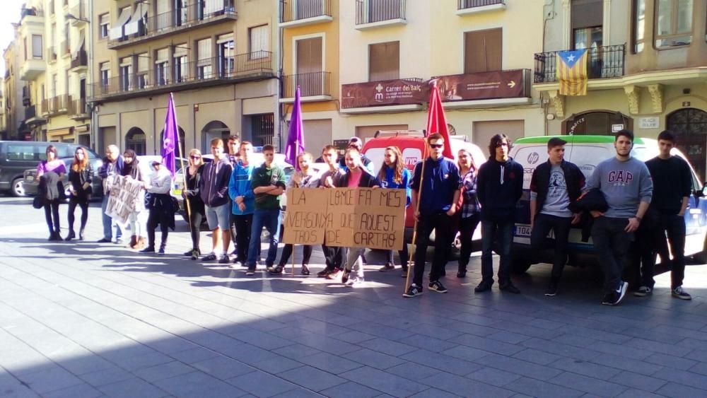 Manifestació contra la LOMCE a Manresa