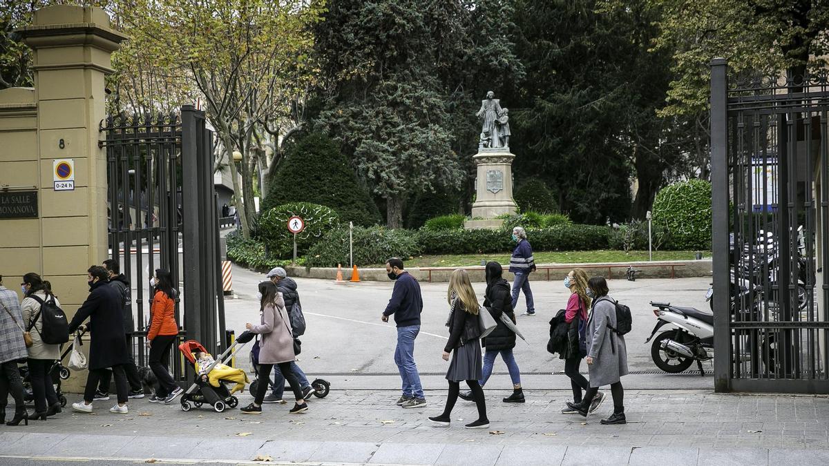 Entrada del colegio La Salle Bonanova.