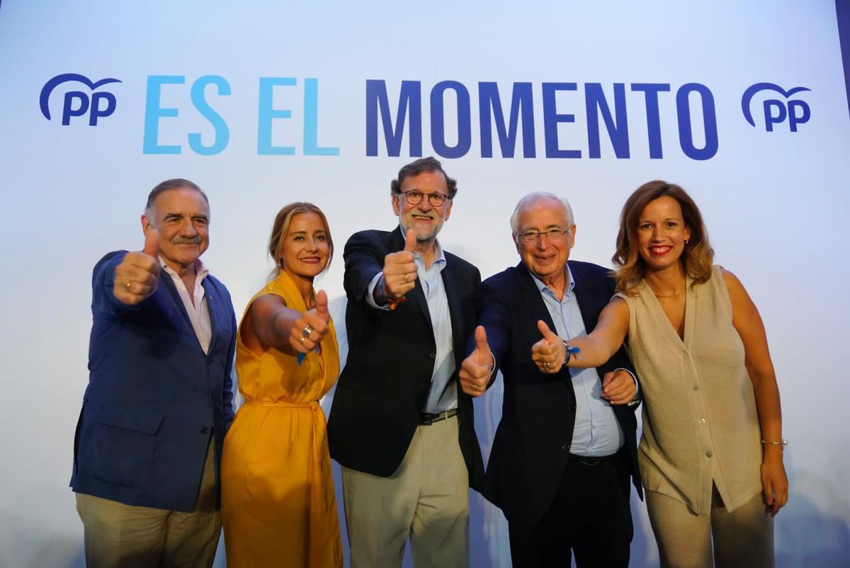 Mariano Rajoy, protagonista del acto del PP en Melilla