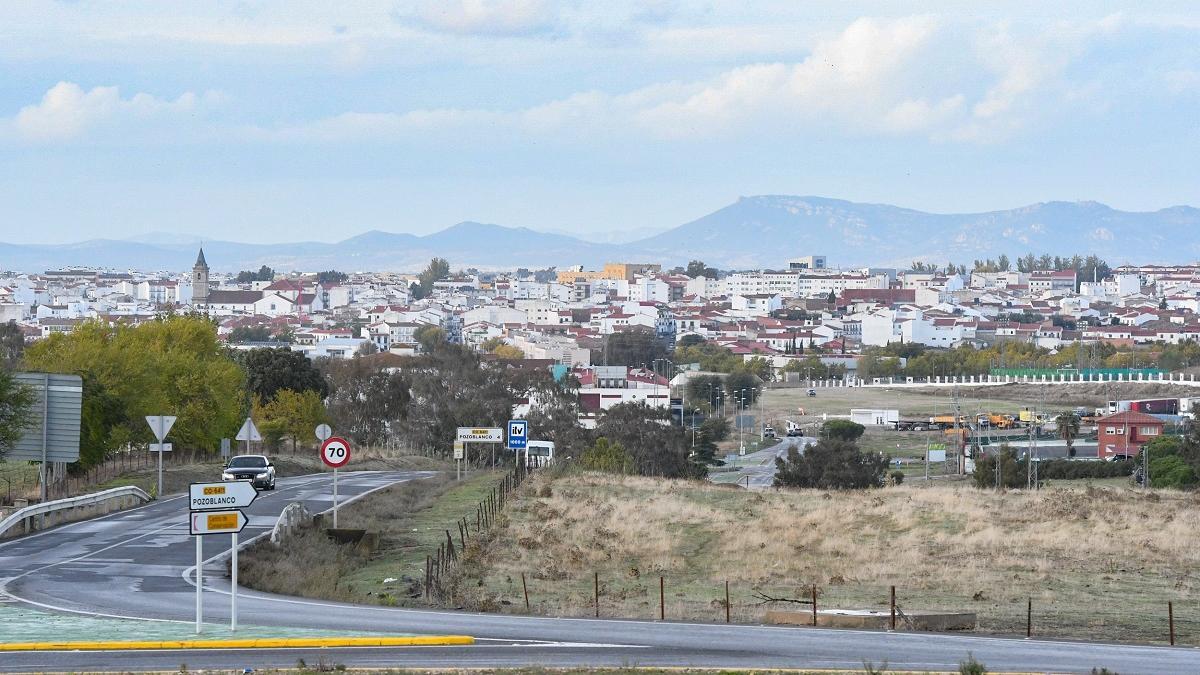 Vista del casco urbano de Pozoblanco.