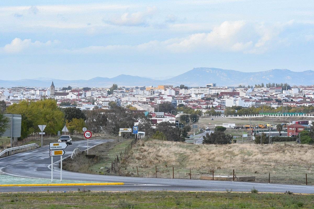 Vista del casco urbano de Pozoblanco.