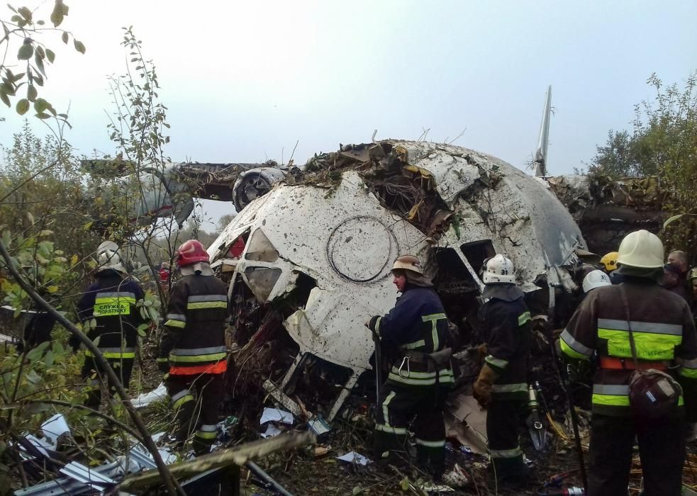 Accidente aéreo en Ucrania de un avión procedente