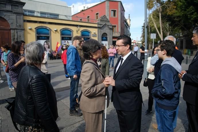 ARUCAS. Entierro de los restos encontrados en el Pozo de Tenoya.  | 24/03/2019 | Fotógrafo: José Carlos Guerra