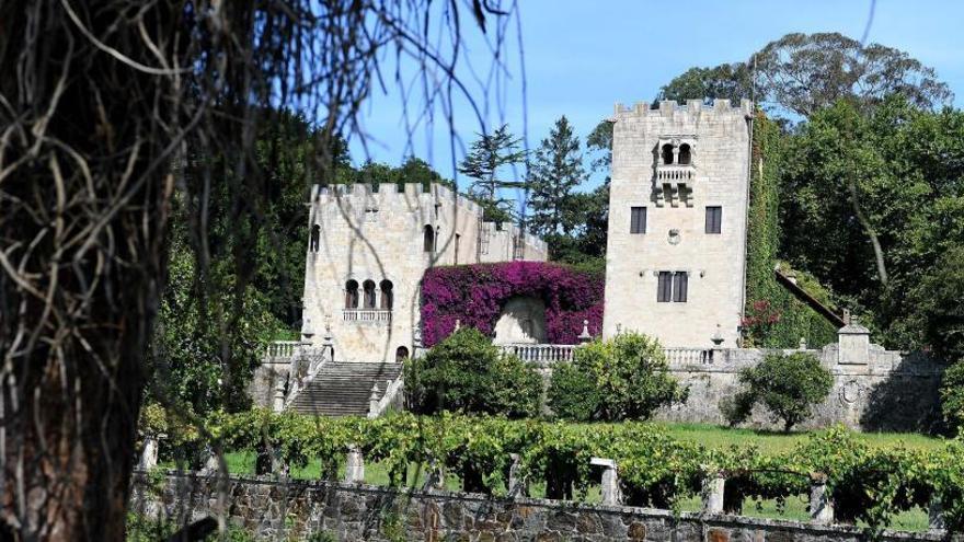 Vista del Pazo de Meirás.