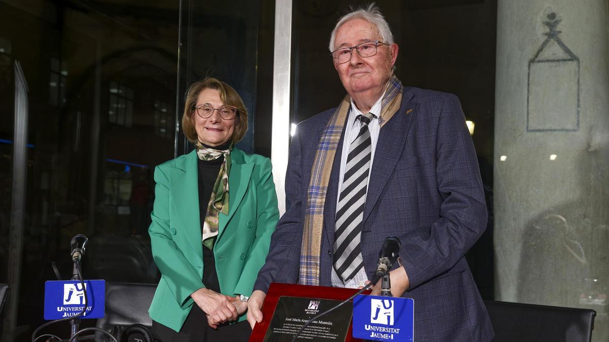 Nombran a José María Arquimbau presidente honorífico de la sociedad de antiguo alumnado de la UJI