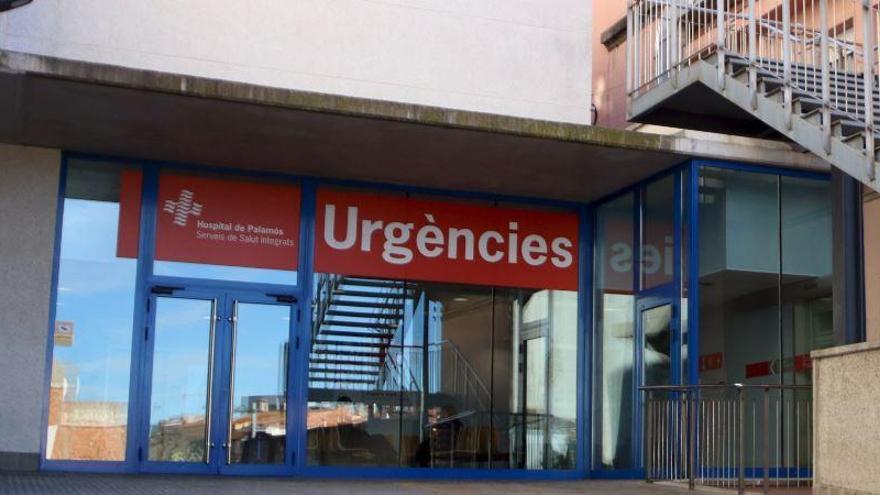 Entrada de les Urgències de l&#039;Hospital de Palamós