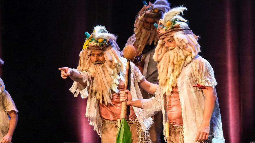 Espectáculo de la Chirimurga en el Teatro Pérez Galdós