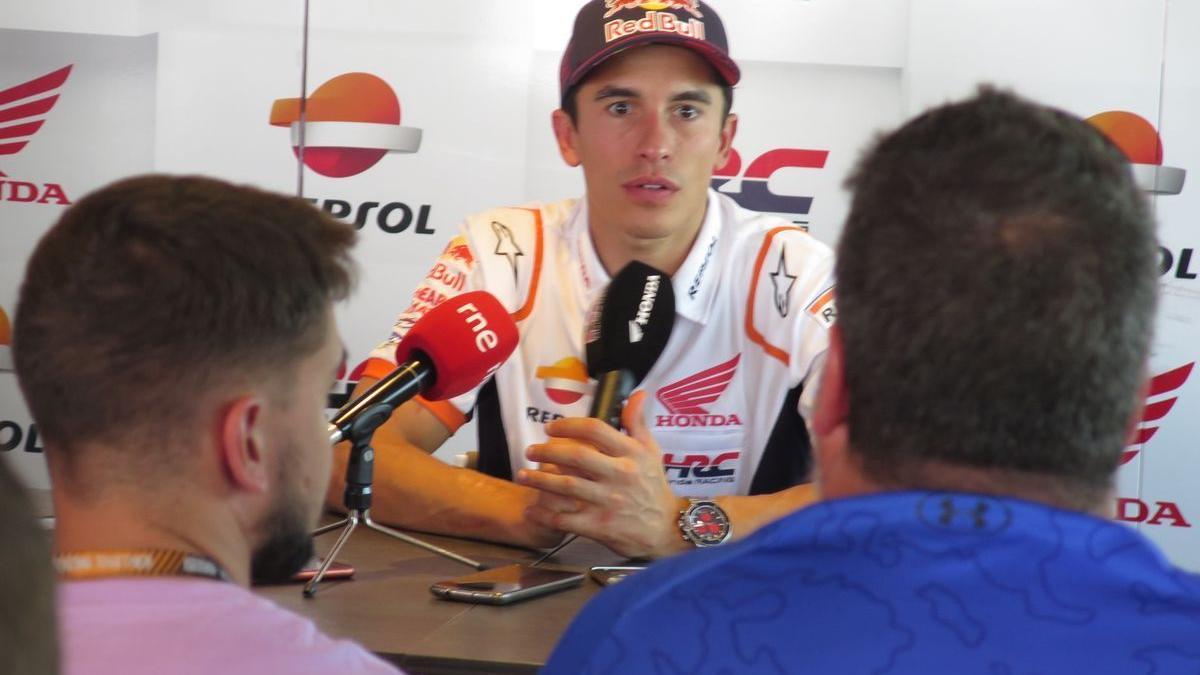 Marc Márquez, en Motorland