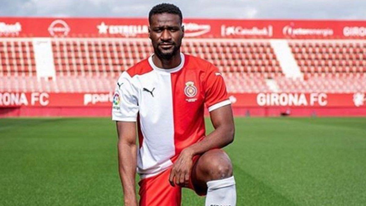 Sylla el día de la presentación con el Girona