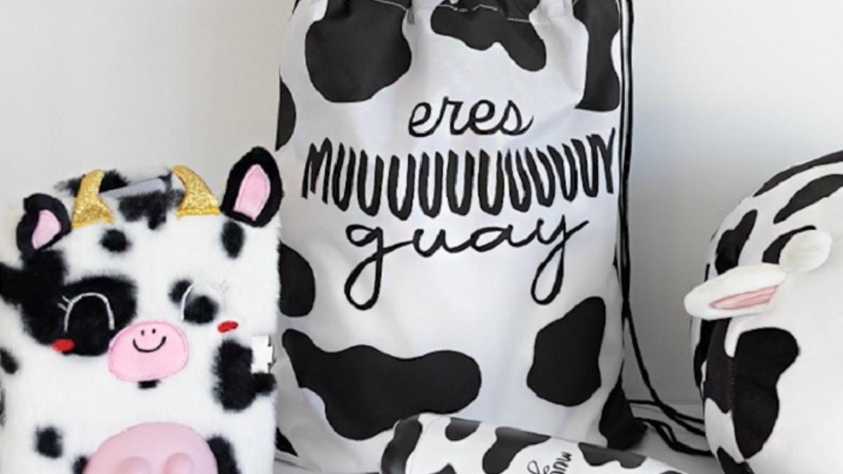 Una imagen icónica y diferenciadora: la vaca blanca y negra