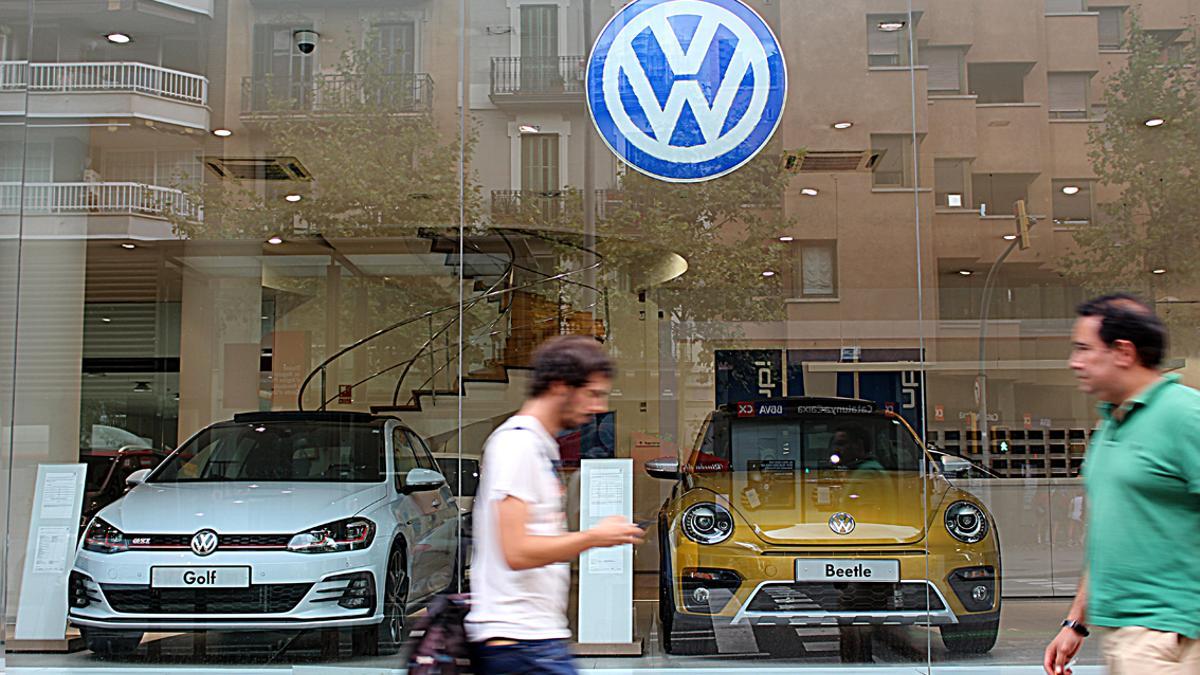 Concesionario de Volkswagen en Barcelona.