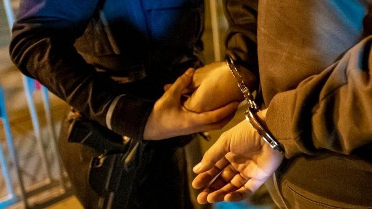 Detención practicada por la Guardia Urbana de Barcelona