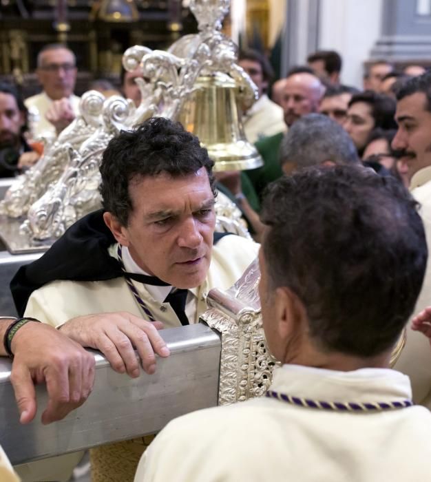 Antonio Banderas en la Semana Santa de Málaga