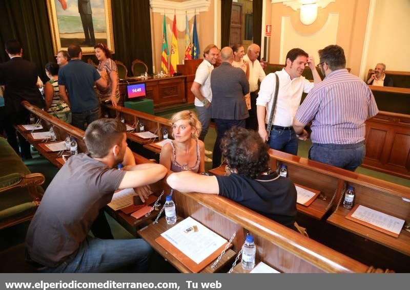 Primer pleno de la legislatura en el Ayuntamiento de Castelló