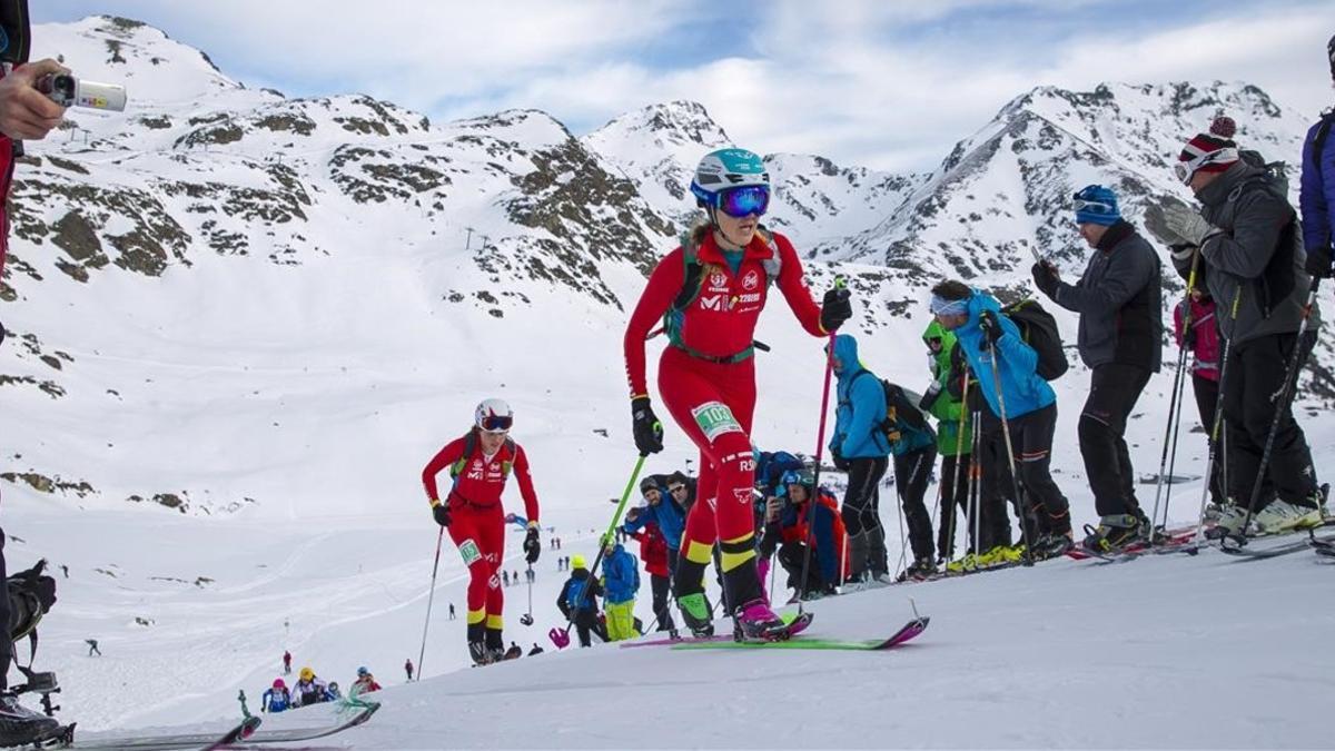 Clàudia Galicia y Mireia Miró triunfan en los Mundiales de Piancavallo.