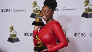 Samara Joy, ganadora de los Grammys a ’Mejor Artista Nueva’ y ’Mejor Álbum Vocal de Jazz’. 