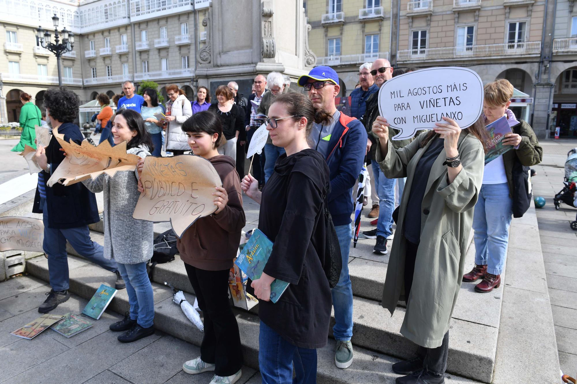 Cómics y pancartas para reivindicar un Viñetas desde o Atlántico “como fue siempre”