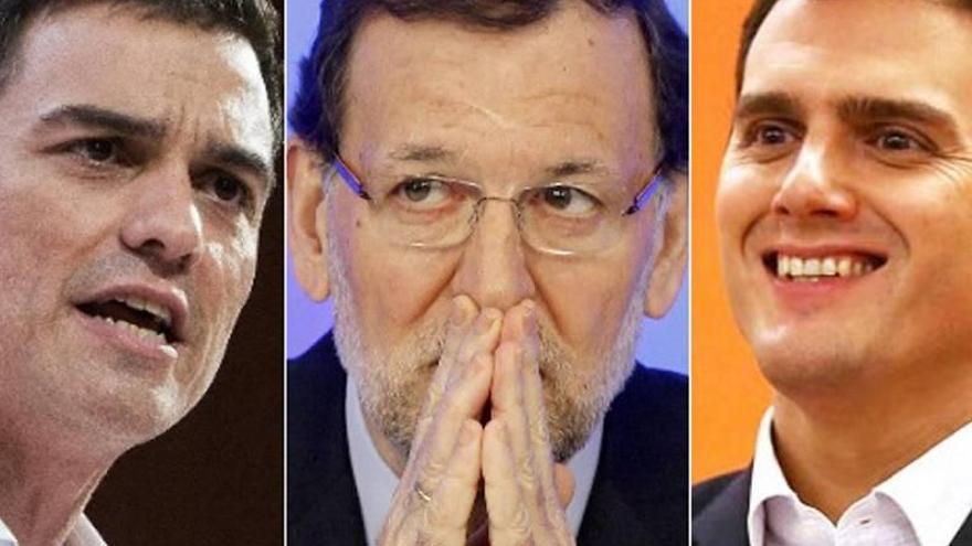 Rivera habla con Rajoy y Sánchez y les emplaza a una mesa de negociación