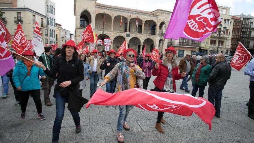 Manifestación del Primero de Mayo en Zamora, en anteriores ediciones