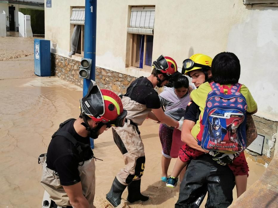 Gota fría en Los Alcázares: Inundaciones, rescates y destrozos