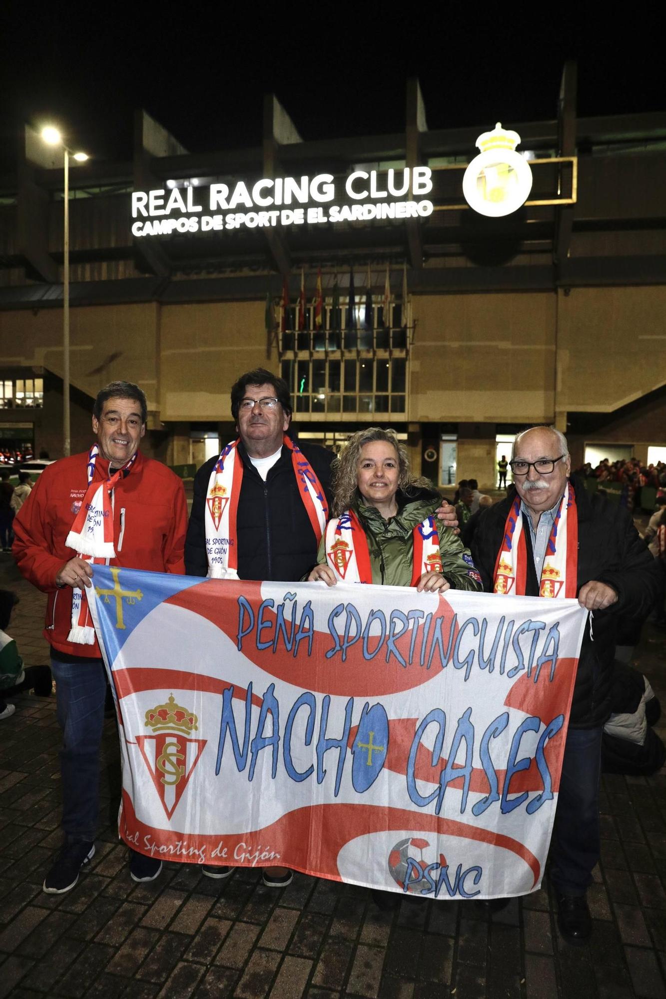 Así fue (en imágenes) el partido de Copa Racing-Sporting, y el viaje de la Mareona