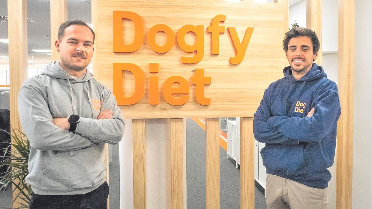Gonzalo Noy y Sergi Font, fundadores Dogfy Diet