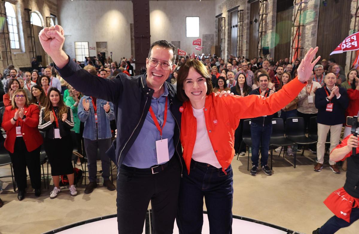 Alfaro y Morant, en el congreso provincial del PSOE en Alcoy