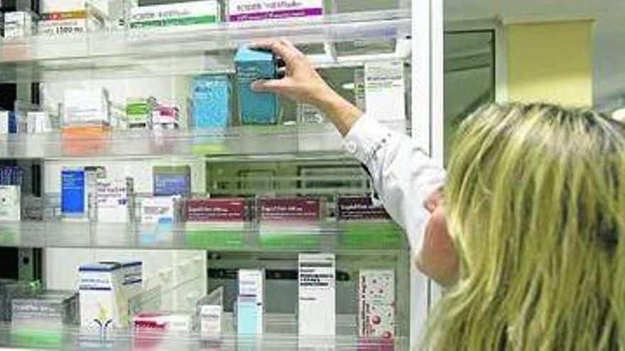 Medicamentos en el interior de una farmacia en una imagen de esta semana.