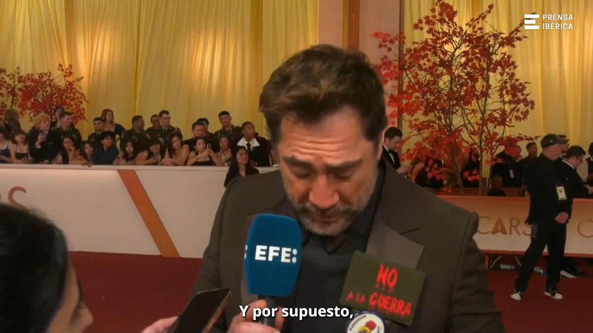 Javier Bardem, en los Oscars.