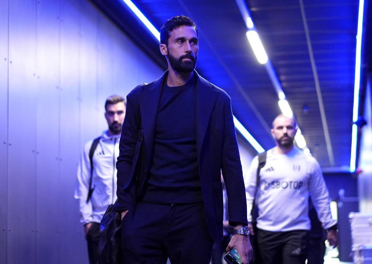 Arbeloa, antes del partido ante el Ipswich