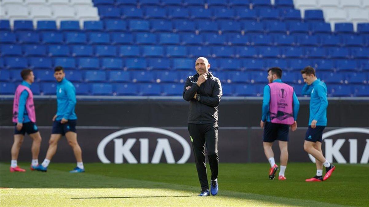 Abelardo Fernández, técnico del Espanyol