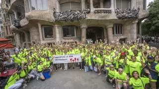 Cientos de pacientes trasplantados agradecen el gesto de los donantes de órganos en Barcelona