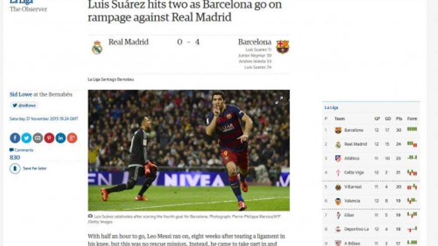 Así cuenta la prensa internacional la victoria del Barcelona en el &#039;clásico&#039;