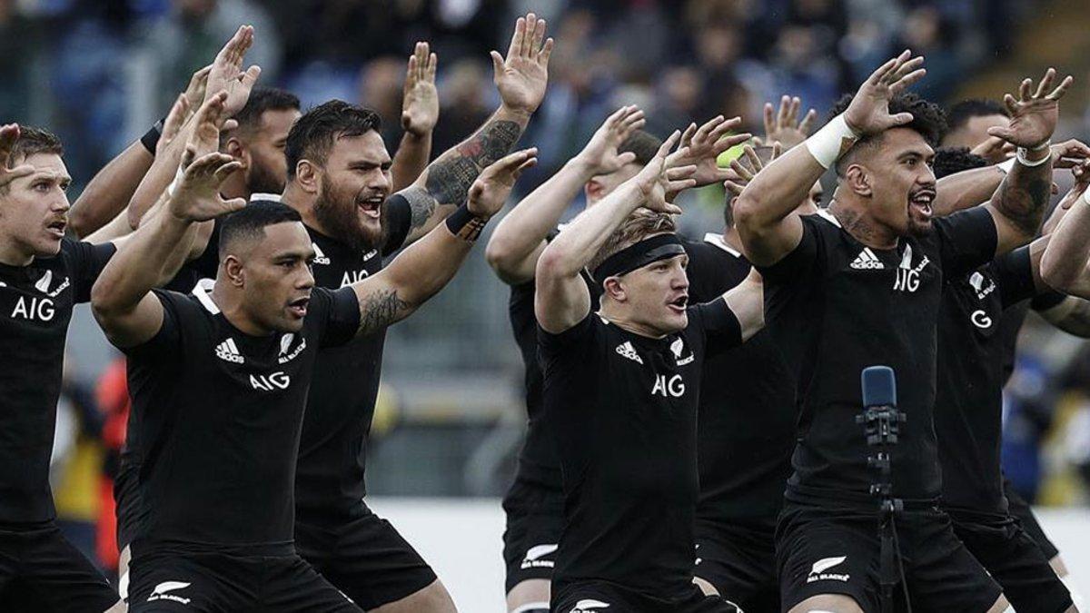 La tradicional danza de los All Blacks