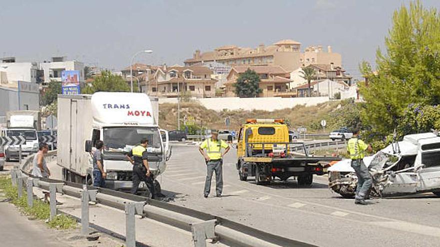 Otro accidente en la carretera CV-95