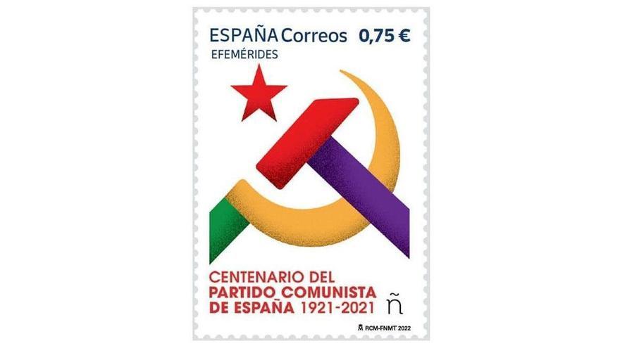 La jueza permite la emisión del sello de Correos que conmemora el centenario del PCE