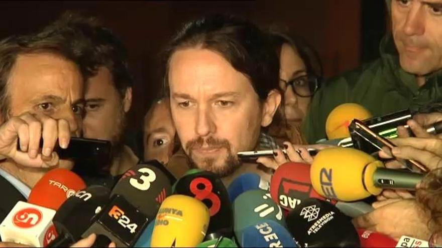 Iglesias tras ver a Junqueras: "Ahora le toca al Gobierno negociar"