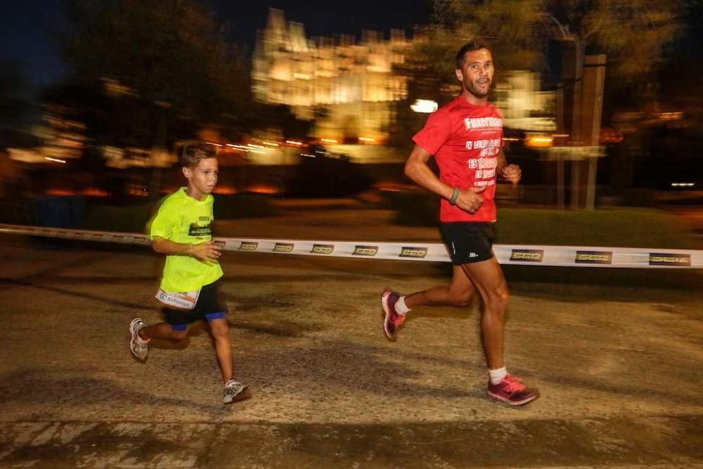 Carrera nocturna en el centro de Palma