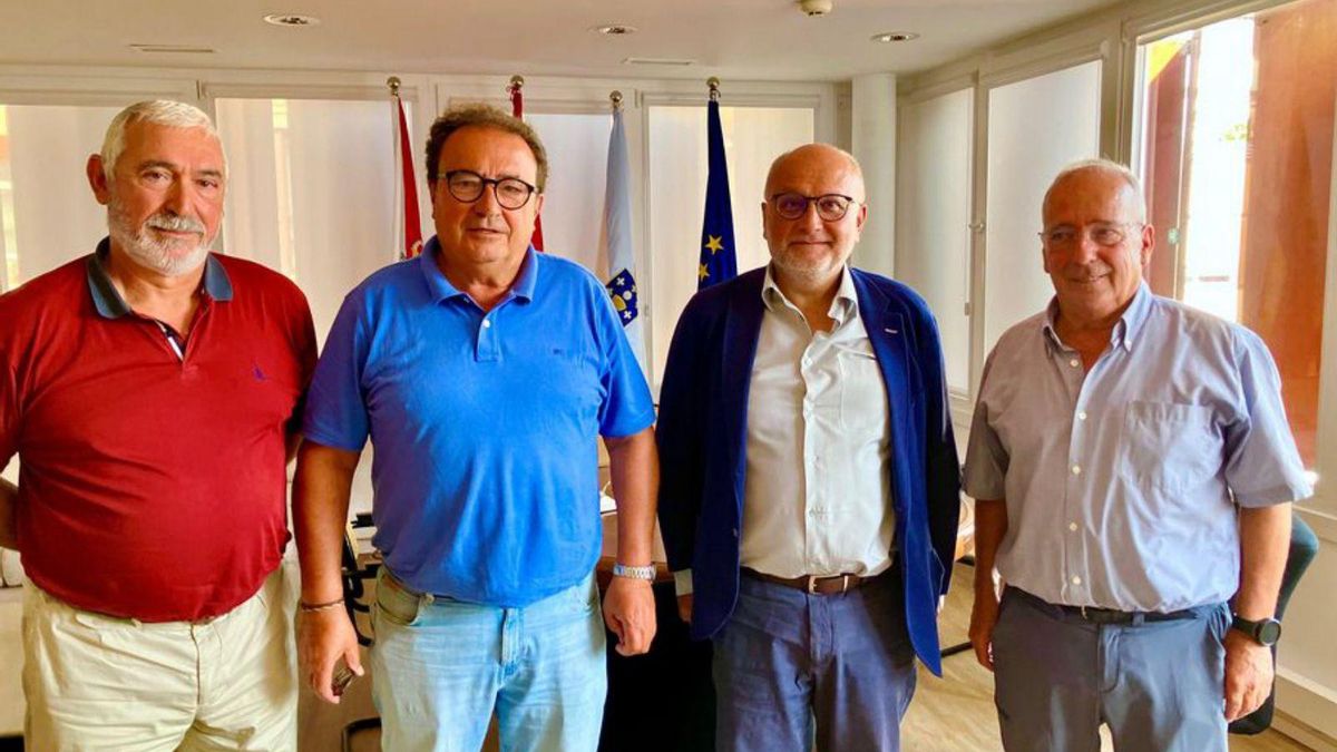 Enrique Cabral, Pablo Vasconcellos, Abel Losada y Rafael Lores.