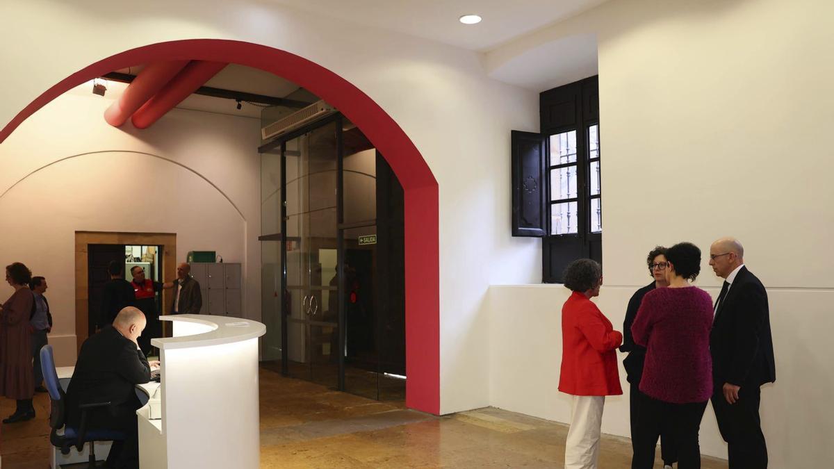 El vestíbulo de entrada.