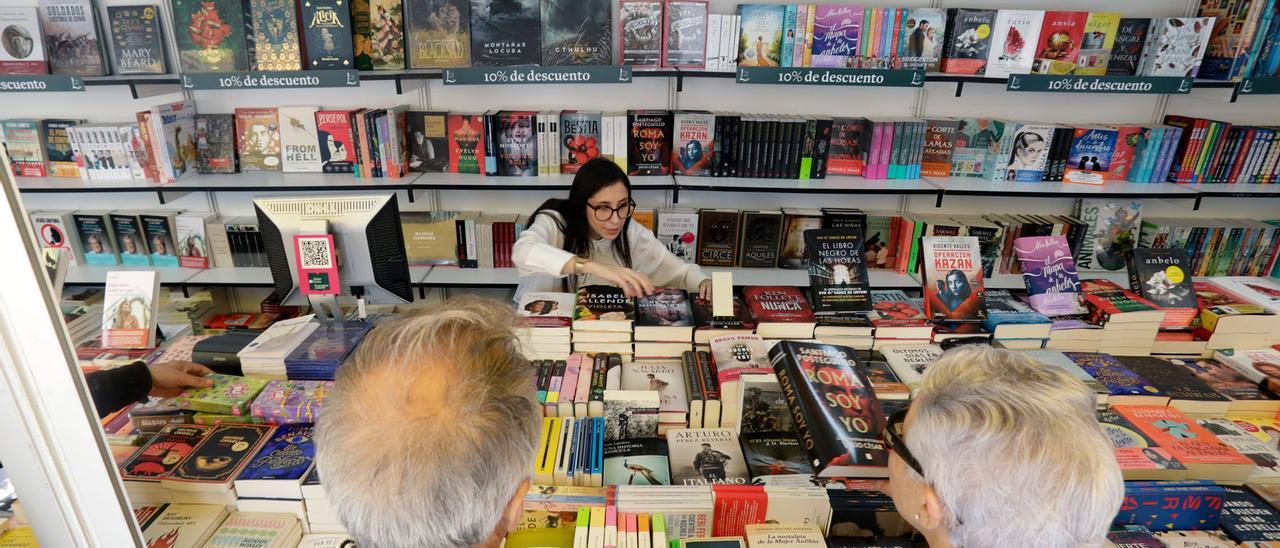 Una imagen de la Feria del Libro de Málaga 2022