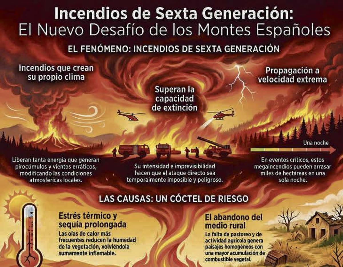 Incendios de sexta generación: el nuevo desafío de los montes españoles